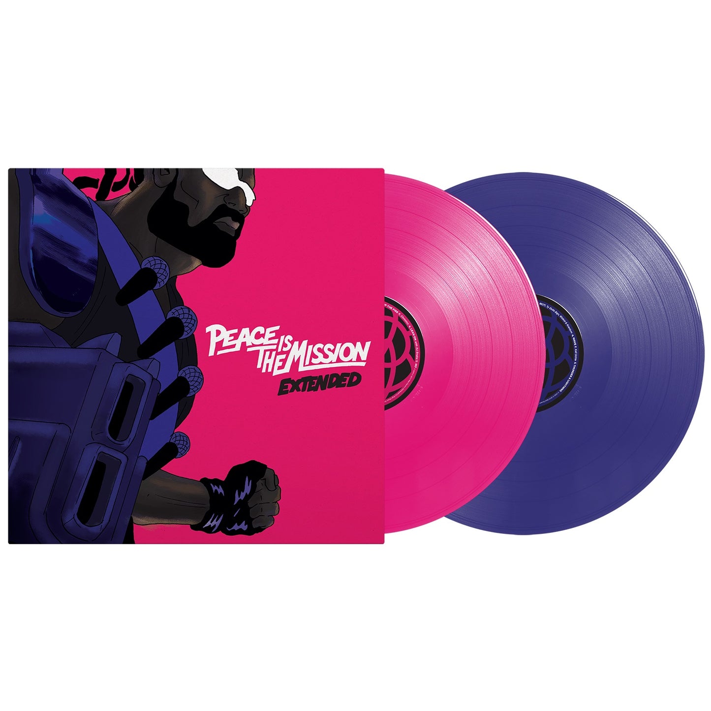 Major Lazer "Peace Is The Mission - Extended (10 Year Anniversary Edition)" 2xLP (Pink/Deep Purple Vinyl)