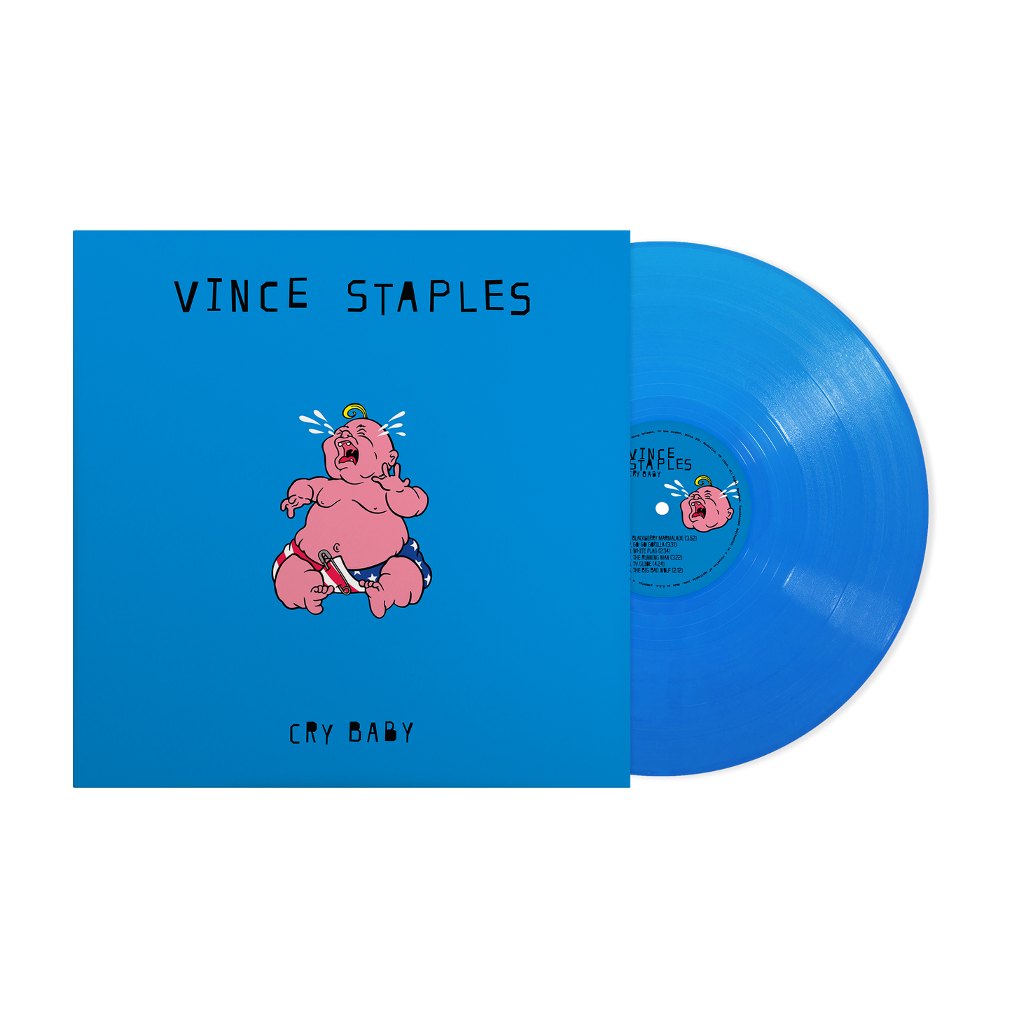 PRE-ORDER: Vince Staples "Cry Baby (UK Edition)" LP (Baby Blue Vinyl, Alternate Cover)