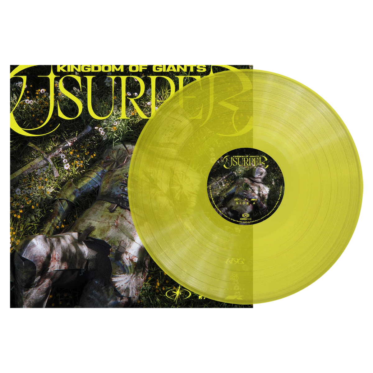 PRE-ORDER: Kingdom Of Giants "Usurper" LP (Transparent Yellow Vinyl)