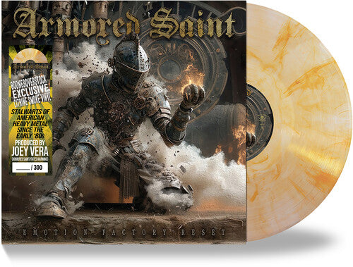 PRE-ORDER: Armored Saint "Emotion Factory Reset" LP (Citrine Smoke Color Vinyl)