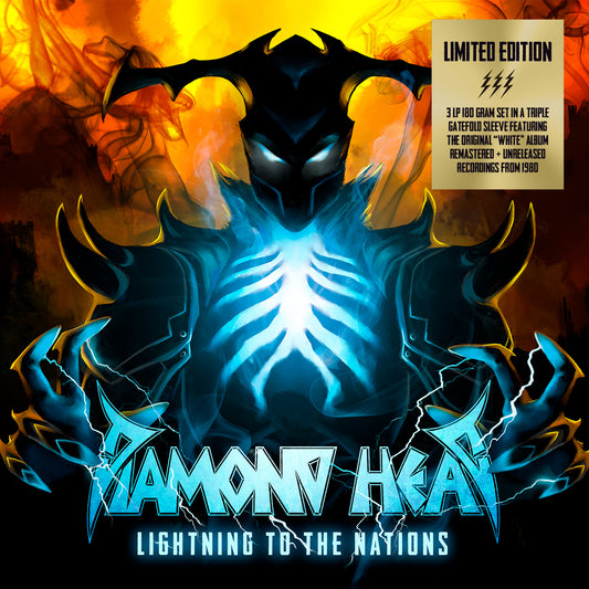 PRE-ORDER: Diamond Head "Lightning To The Nations (The White Album) [Remastered 2021]" 3xLP