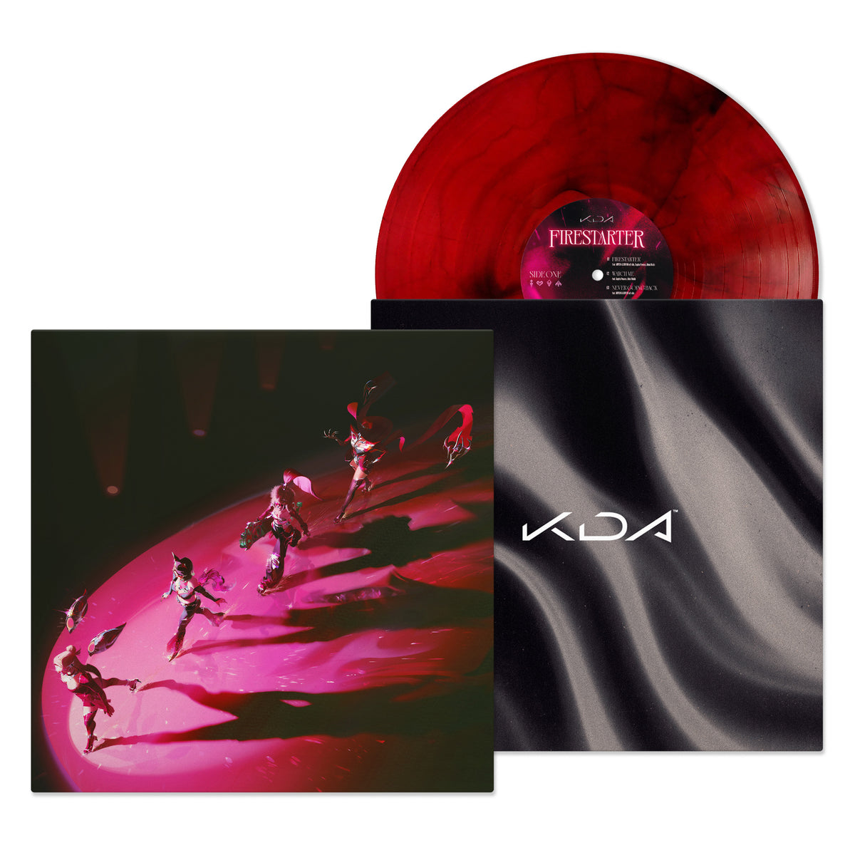 PRE-ORDER: K/DA, League of Legends "FIRESTARTER” 12" EP (Red Vinyl)