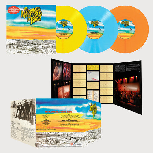 PRE-ORDER: The Marshall Tucker Band "S/T" 3xLP (Blue/Orange/Yellow Vinyl)