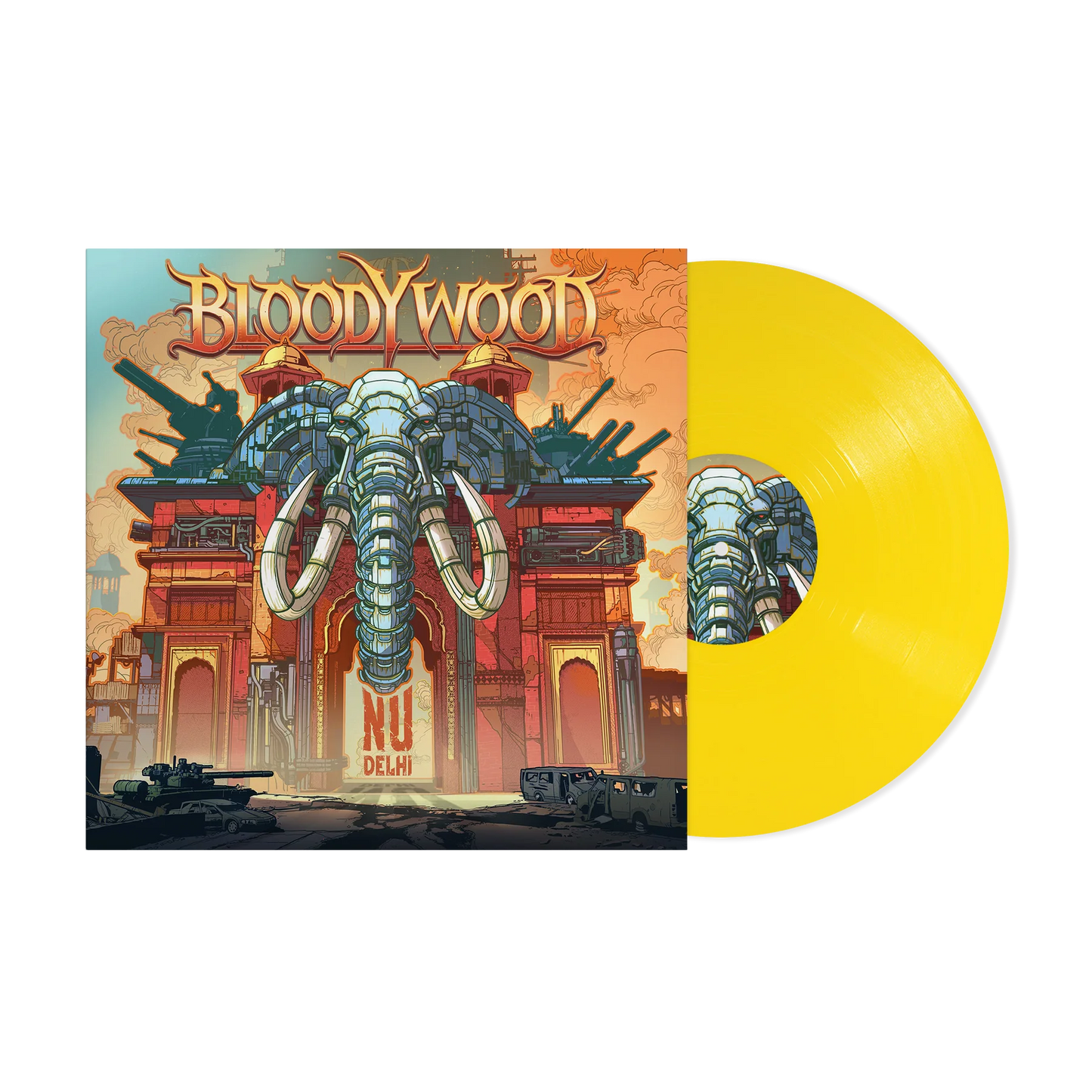 Bloodywood "Nu Delhi" LP (Canary Yellow VInyl)