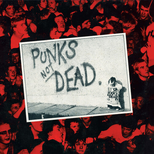 The Exploited "Punks Not Dead - 45th Anniversary Edition" LP (Black w/ Red Splatter Vinyl, Import)