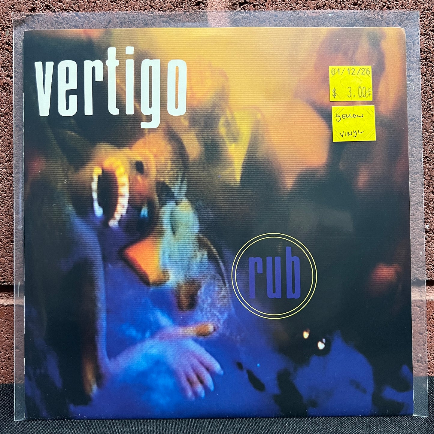 Used Vinyl: Vertigo "Rub" 7" (Translucent yellow vinyl)