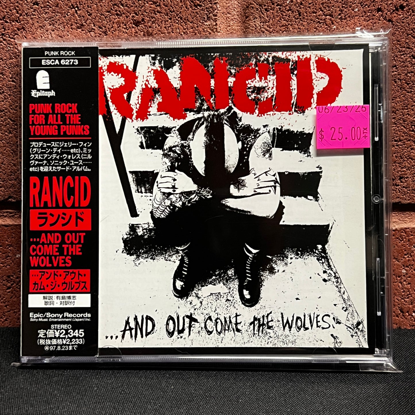 Used CD: Rancid "...And Out Come The Wolves" CD (1995 Japanese Press)