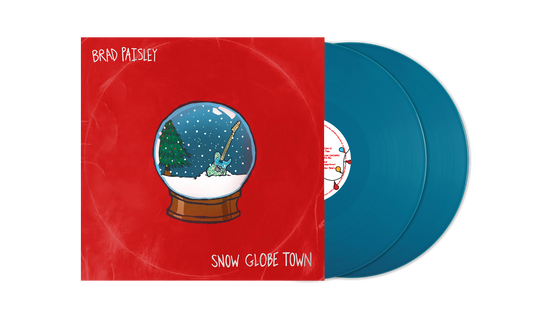 PRE-ORDER: Brad Paisley "Snow Globe Town" 2xLP (Aqua Vinyl)