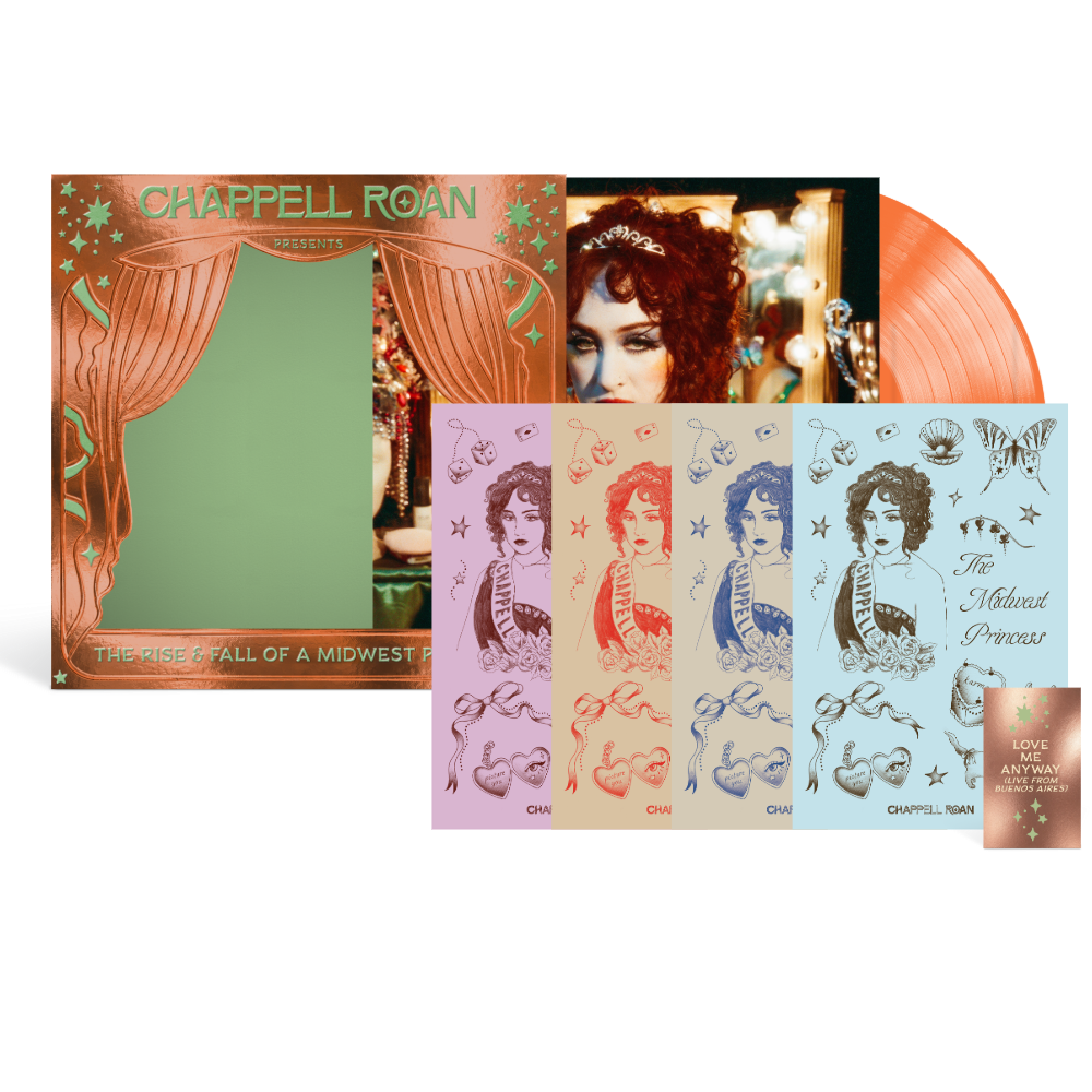 PRE-ORDER: Chappell Roan "The Rise and Fall of a Midwest Princess (3-Year Anniversary)" 2xLP (“My Kink Is Coral” Color Vinyl)