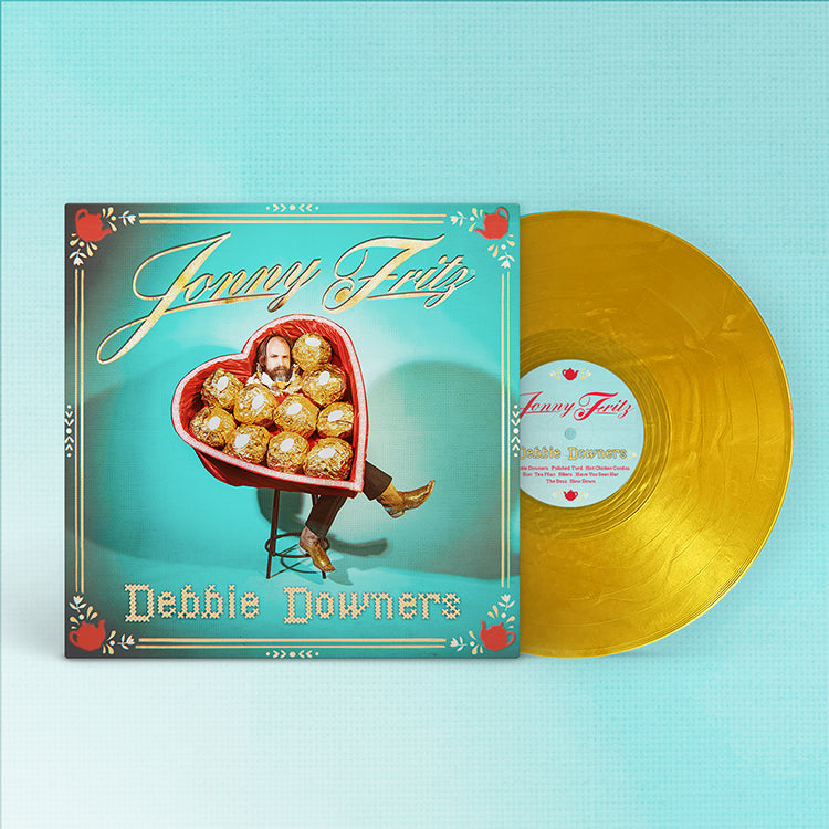 Jonny Fritz "Debbie Downers" LP (Indie Exclusive Gold Nugget Vinyl)