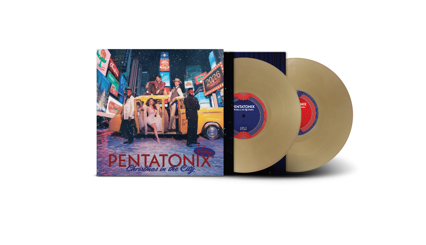PRE-ORDER: Pentatonix "Christmas in the City (Deluxe)" 2xLP (Vintage Gold Vinyl)