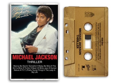 PRE-ORDER: Michael Jackson "Thriller" Cassette (Gold Shell)