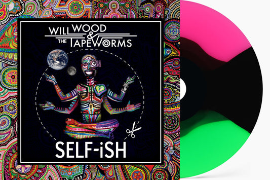 PRE-ORDER: Will Wood "Self-ish" LP (Indie Exclusive "Cortex Coil" Neon Pink, Black, Neon Green 3 Color Stripe Vinyl)
