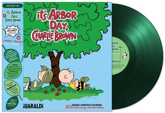 PRE-ORDER: Vince Guaraldi "It's Arbor Day, Charlie Brown/Charlie Brown's All Stars! (OST)" LP (Forest Green Vinyl)