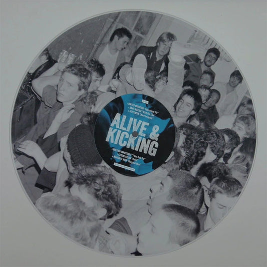 PRE-ORDER: V/A "Alive & Kicking" LP (Clear w/ UV Print B-Side)