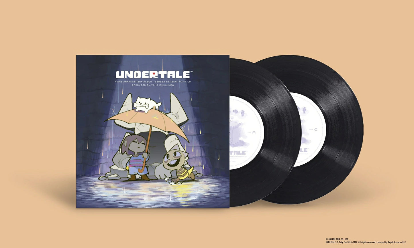 PRE-ORDER: Game Music "Undertale Piano Arrangement Album - Echoes Beneath" 2xLP (Import)