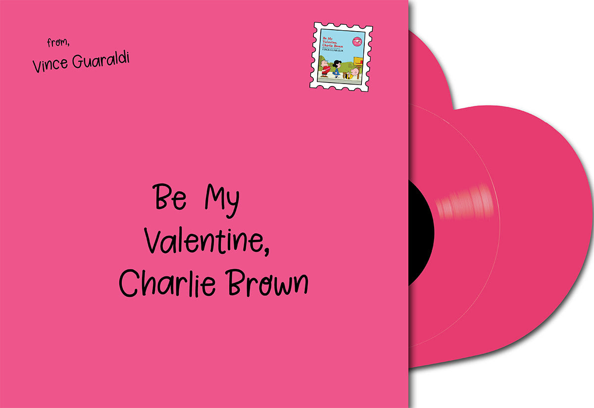 PRE-ORDER: Vince Guaraldi "Be My Valentine, Charlie Brown (OST)" LP (Indie Exclusive Pink Heart Shaped Vinyl)