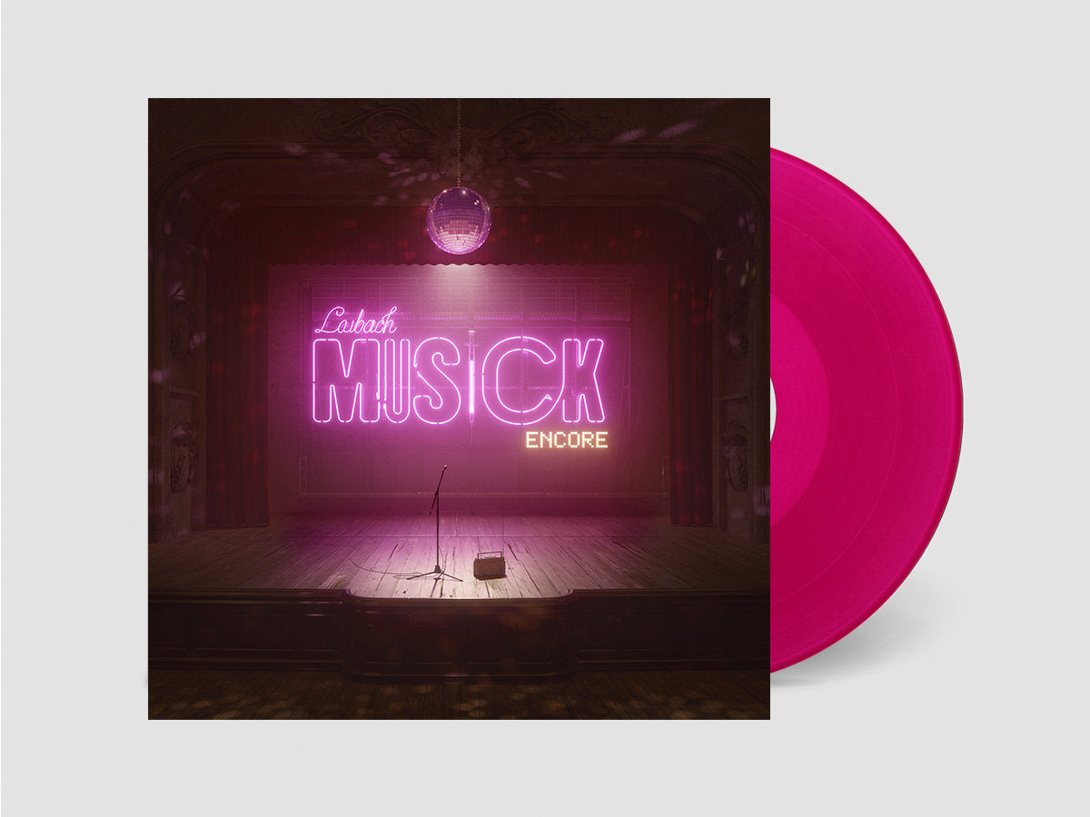 PRE-ORDER: Laibach "MUSICK : ENCORE" LP (Transparent Purple Vinyl)
