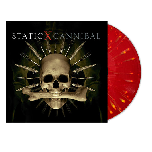 Static X "Cannibal" LP (Blood & Bronze Splatter Vinyl)