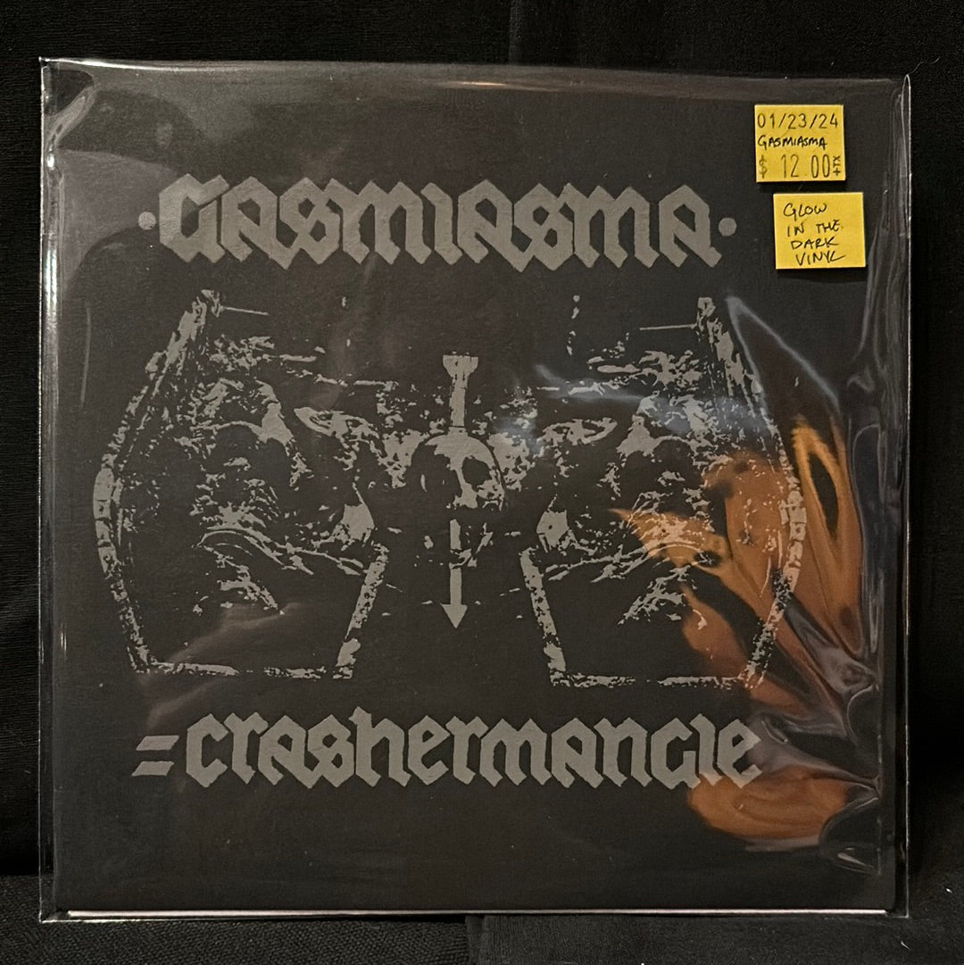 Used Vinyl:  Gasmiasma ”Crashermangle” 7" (Glow in the dark vinyl)