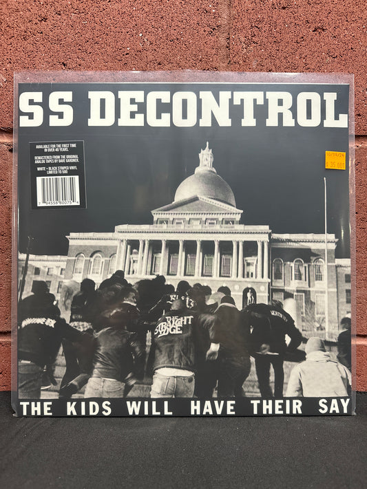 Used Vinyl:  SSD ”The Kids Will Have Their Say” 12" (Black & White Striped Vinyl)