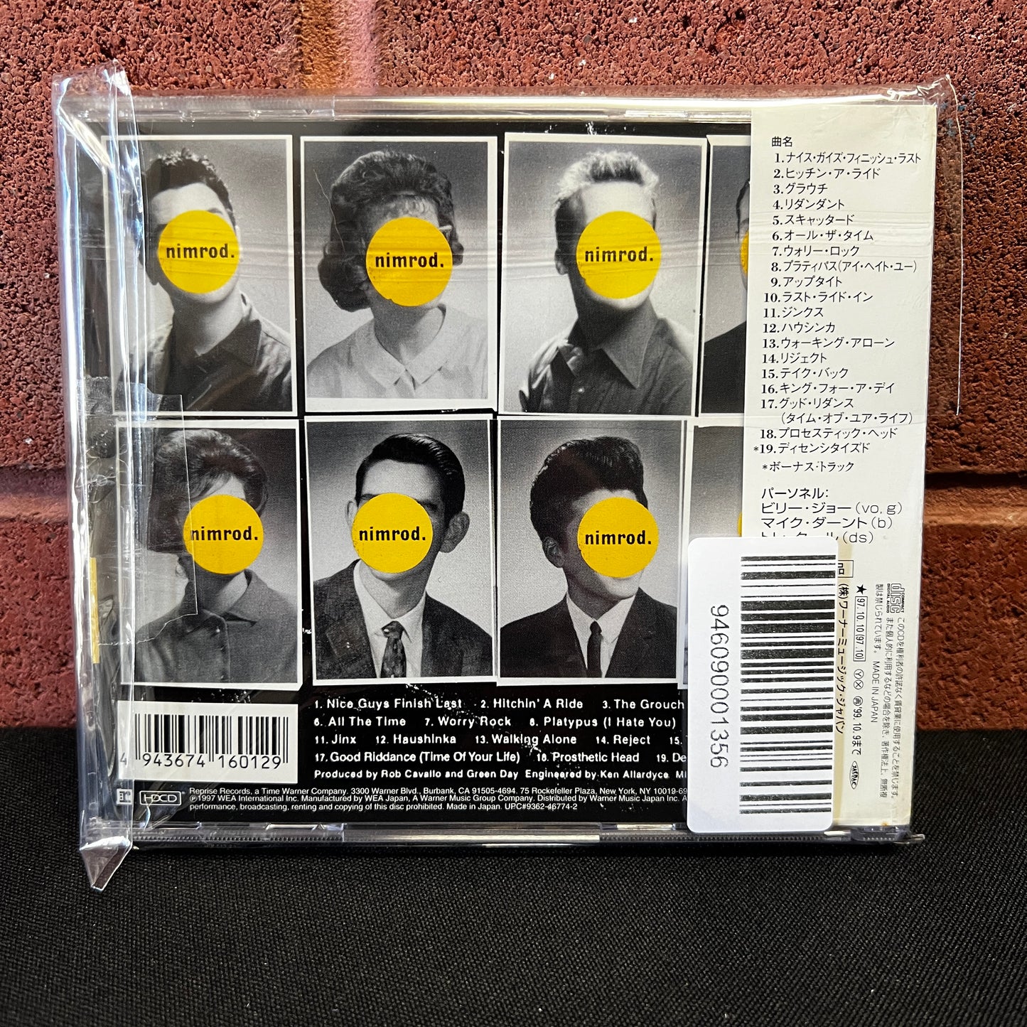 Used CD: Green Day "Nimrod." CD (1997 Japanese Press w/ Bonus Track)