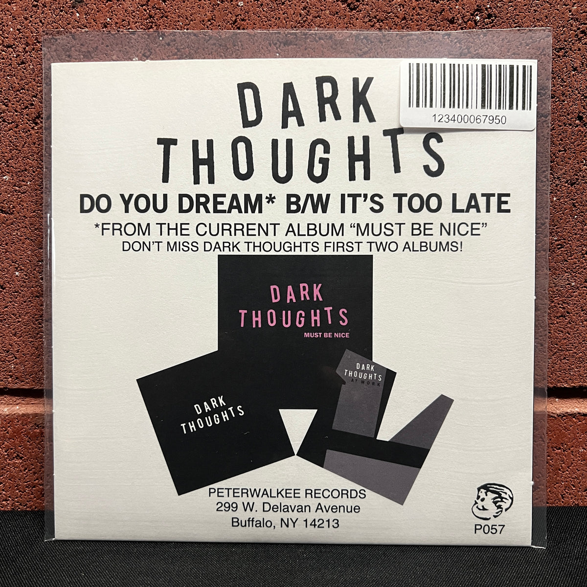 Used Vinyl: Dark Thoughts "Do You Dream" 7" (Coke Bottle Clear)