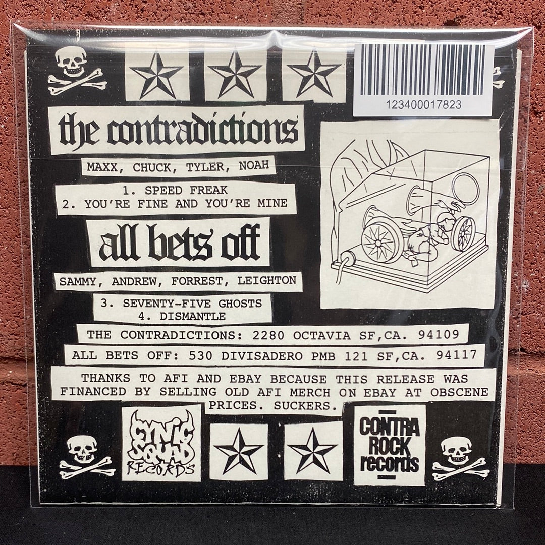 Used Vinyl:  All Bets Off / The Contradictions ”All Bets Off / The Contradictions” 7"