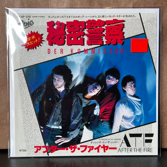 Used Vinyl: After The Fire "Der Kommissar / Dancing In The Shadows" 7" (1983 Japanese Issue)