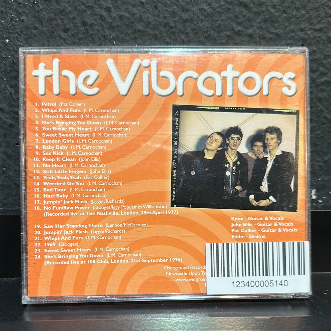 USED CD: The Vibrators "Live At The Nashville '77 &The 100 Club Festival '76" CD