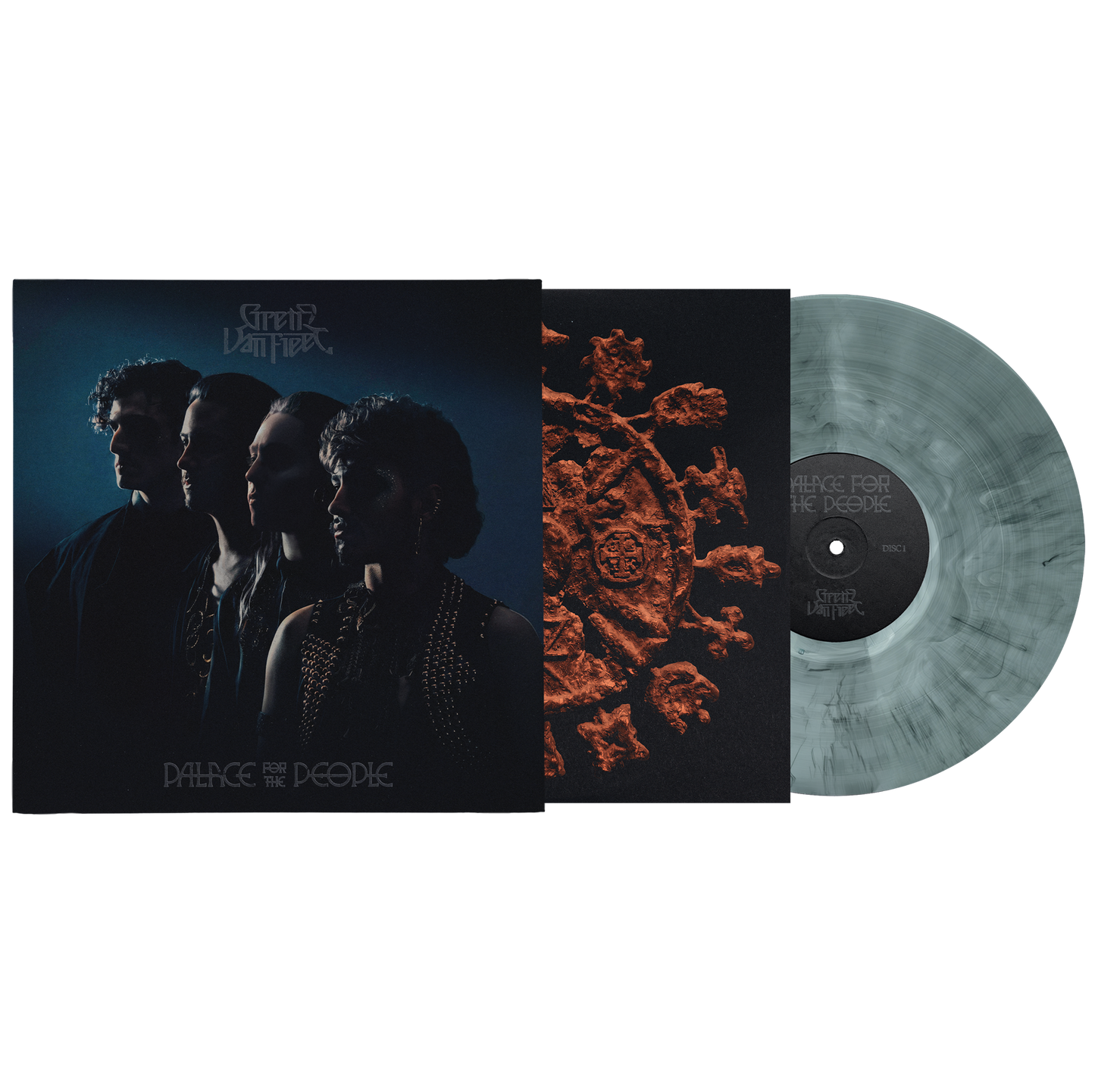 PRE-ORDER: Greta Van Fleet "Palace for the People" 2xLP (Indie Exclusive Origin Variant "Celestite Marble" Finish Vinyl)