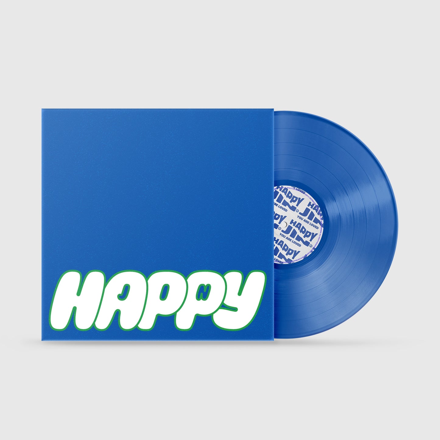 Jin (BTS) "Happy" 12" EP (Blue Vinyl)