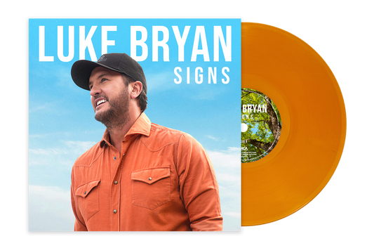 PRE-ORDER: Luke Bryan "Signs" LP ("Hunt Orange" Vinyl)