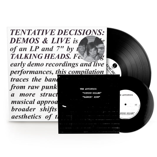 Talking Heads "Tentative Decisions: Demos & Live" LP + 7"