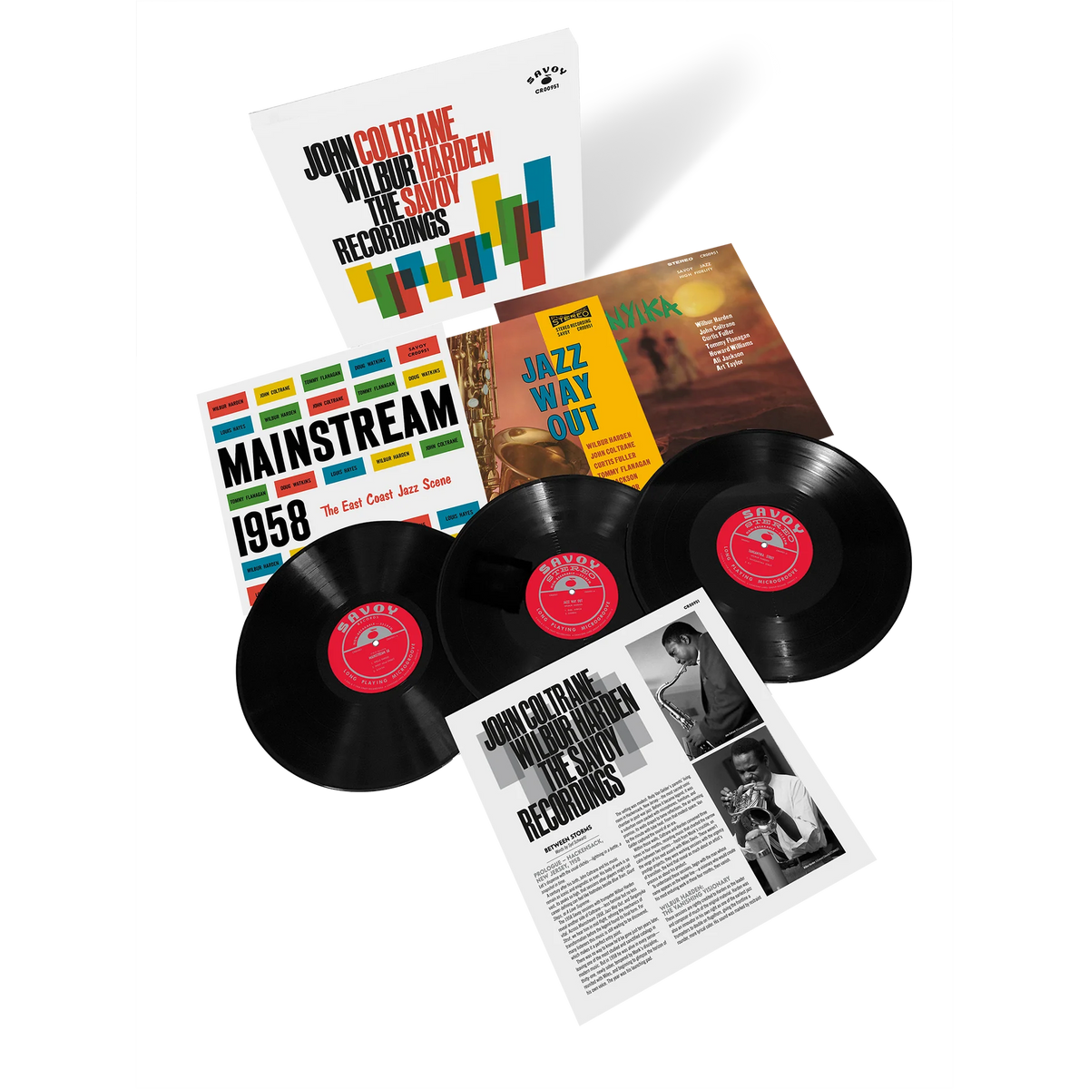 PRE-ORDER: John Coltrane/Wilbur Harden "The Savoy Recordings" 3xLP (180g Vinyl)