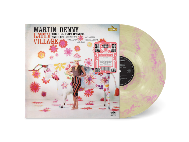 Martin Denny "Latin Village" LP (Floral Swirl Vinyl)