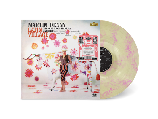 Martin Denny "Latin Village" LP (Floral Swirl Vinyl)