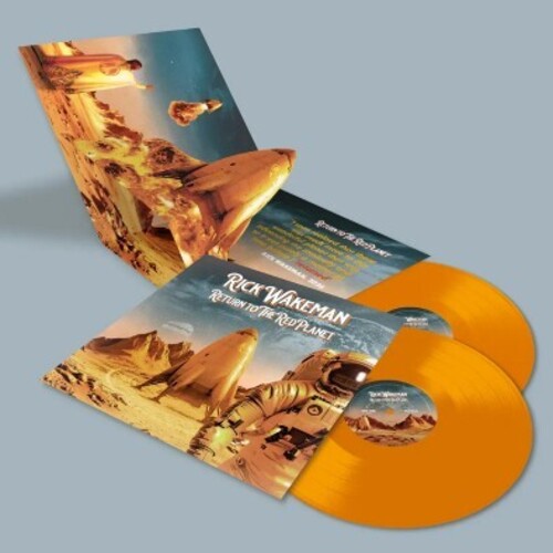 PRE-ORDER: Rick Wakeman "Return To The Red Planet" 2xLP (Transparent Orange Vinyl w/ Pop-Up Sleeve)