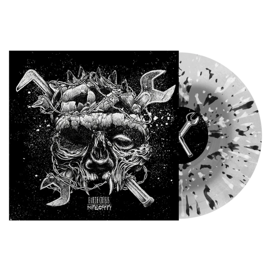 Earth Crisis / Integrity "Split" 12" EP (Silver Blob in Ultra Clear w/ Splatter Vinyl)