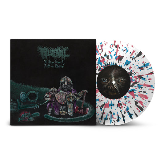Full of Hell "Broken Sword, Rotten Shield" 10" (Indie Exclusive White/Black/Oxblood/Sea Blue Splatter Vinyl)