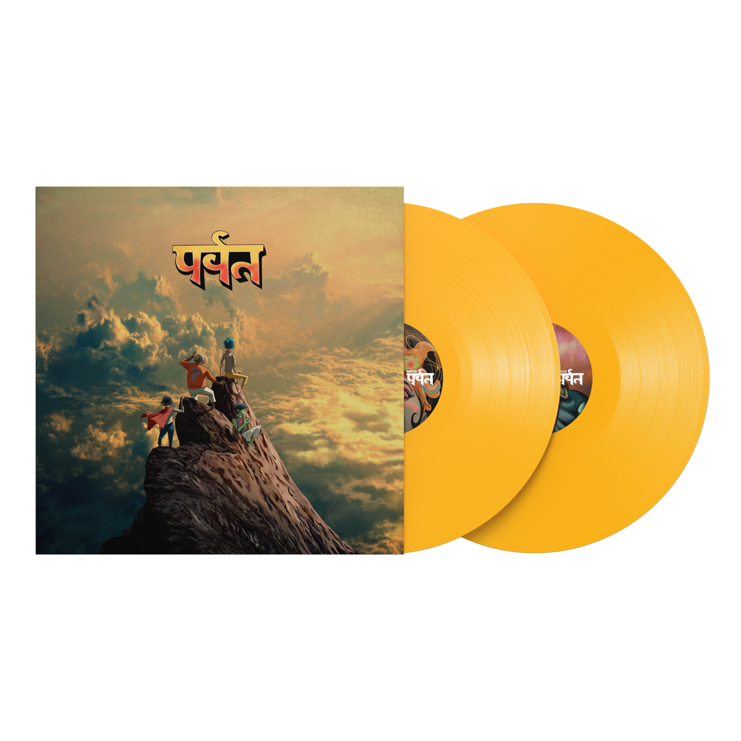 Gorillaz "The Mountain" 2xLP (Indie Exclusive Yellow Bio-Vinyl)