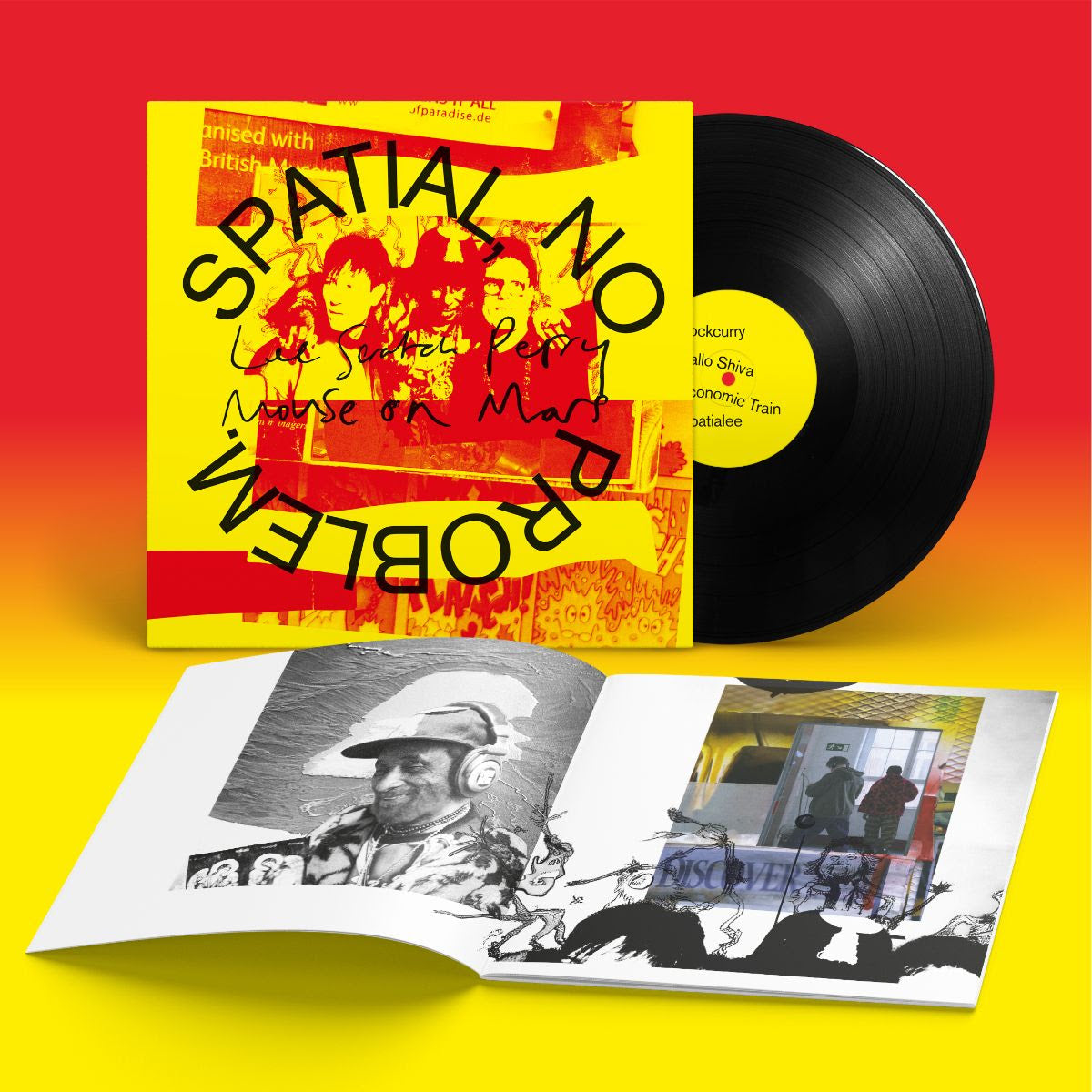 PRE-ORDER: Lee "Scratch" Perry & Mouse on Mars "Spatial, No Problem." LP