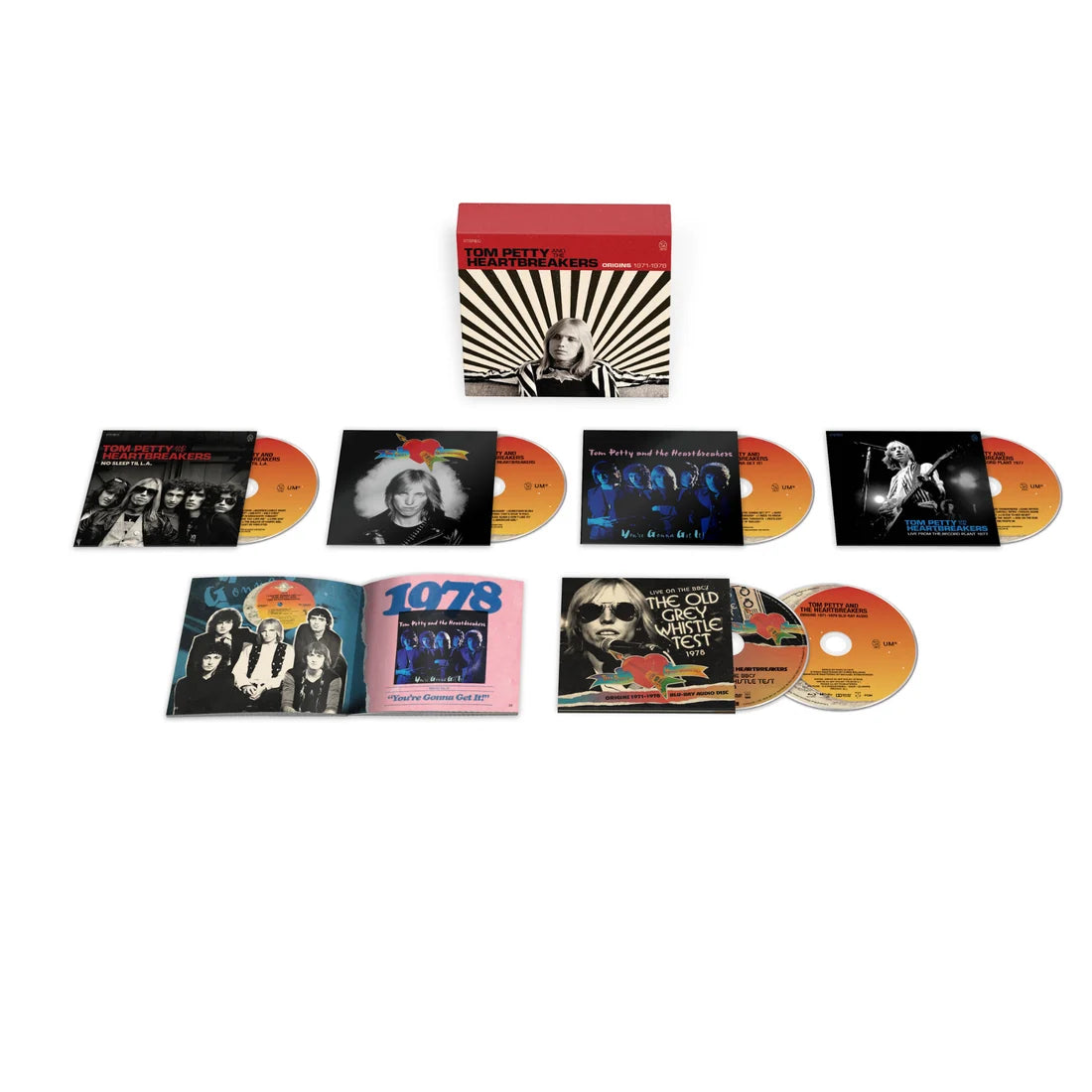 EMBARGO 9/18 PRE-ORDER: Tom Petty and the Heartbreakers "Origins 1971-1978" 4xCD + DVD + Blu-ray (Deluxe Edition)