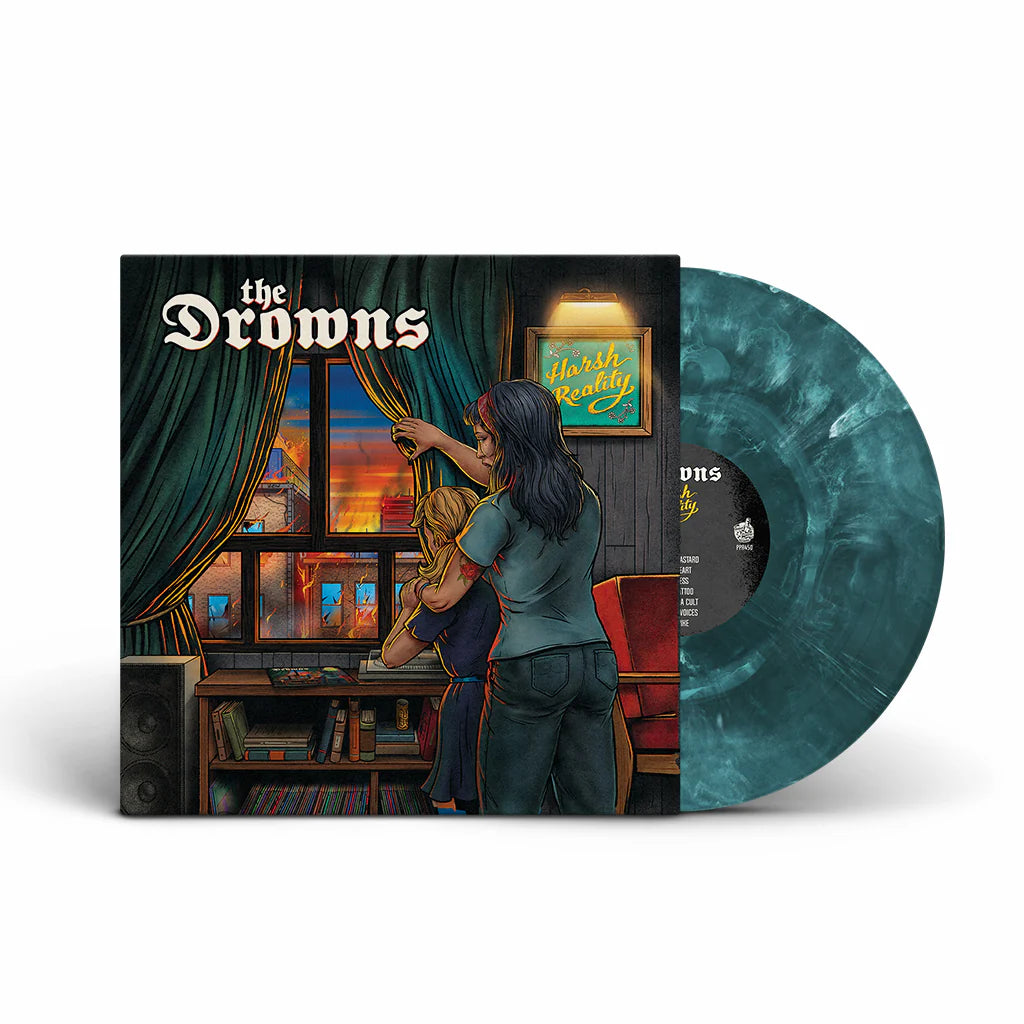 PRE-ORDER: Drowns "Harsh Reality" LP ("Into The Deep" Marble Vinyl)