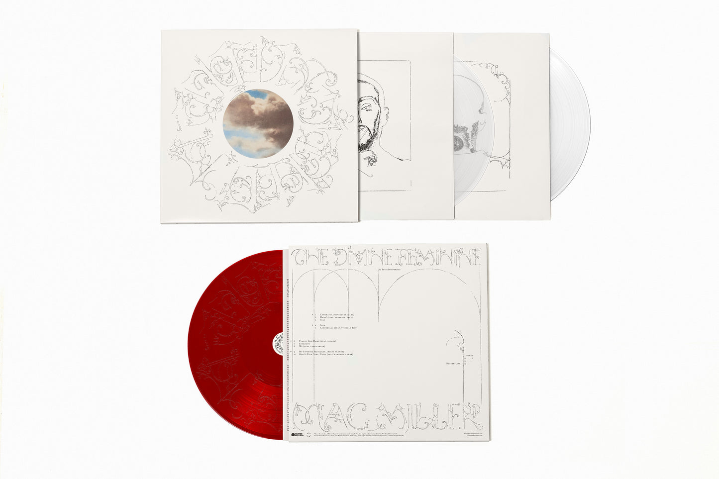 PRE-ORDER: Mac Miller The Divine Feminine (10th Anniversary)" 3xLP (Indie Exclusive Milky Clear + Ruby Edition Vinyl)