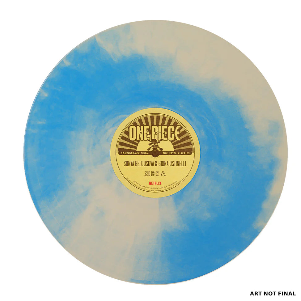 PRE-ORDER: Sonya Belousova and Giona Ostinelli "One Piece (Soundtrack from the Netflix Series)" 2xLP (Blue Sea Vinyl)