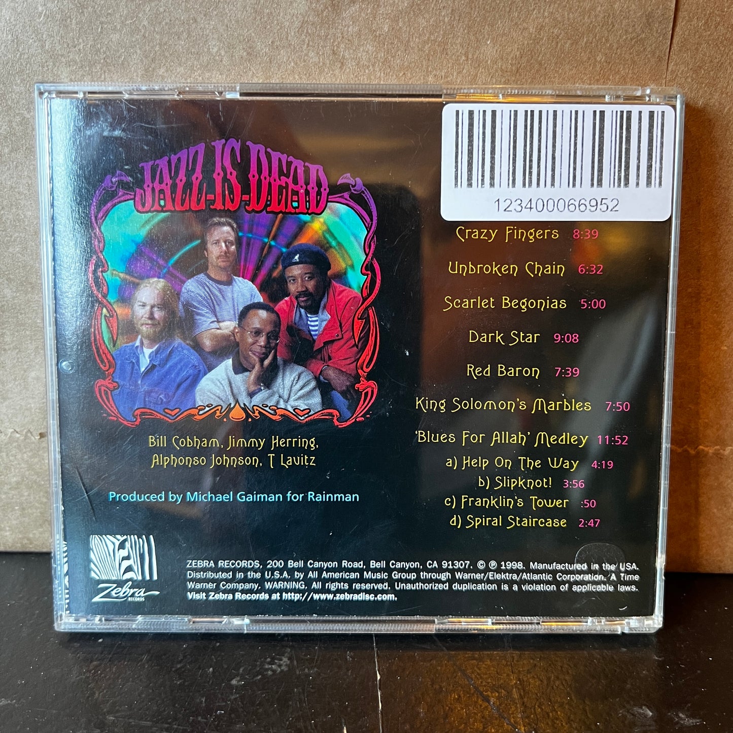 Used CD: Jazz Is Dead ‎"Blue Light Rain" CD (1998 Press)