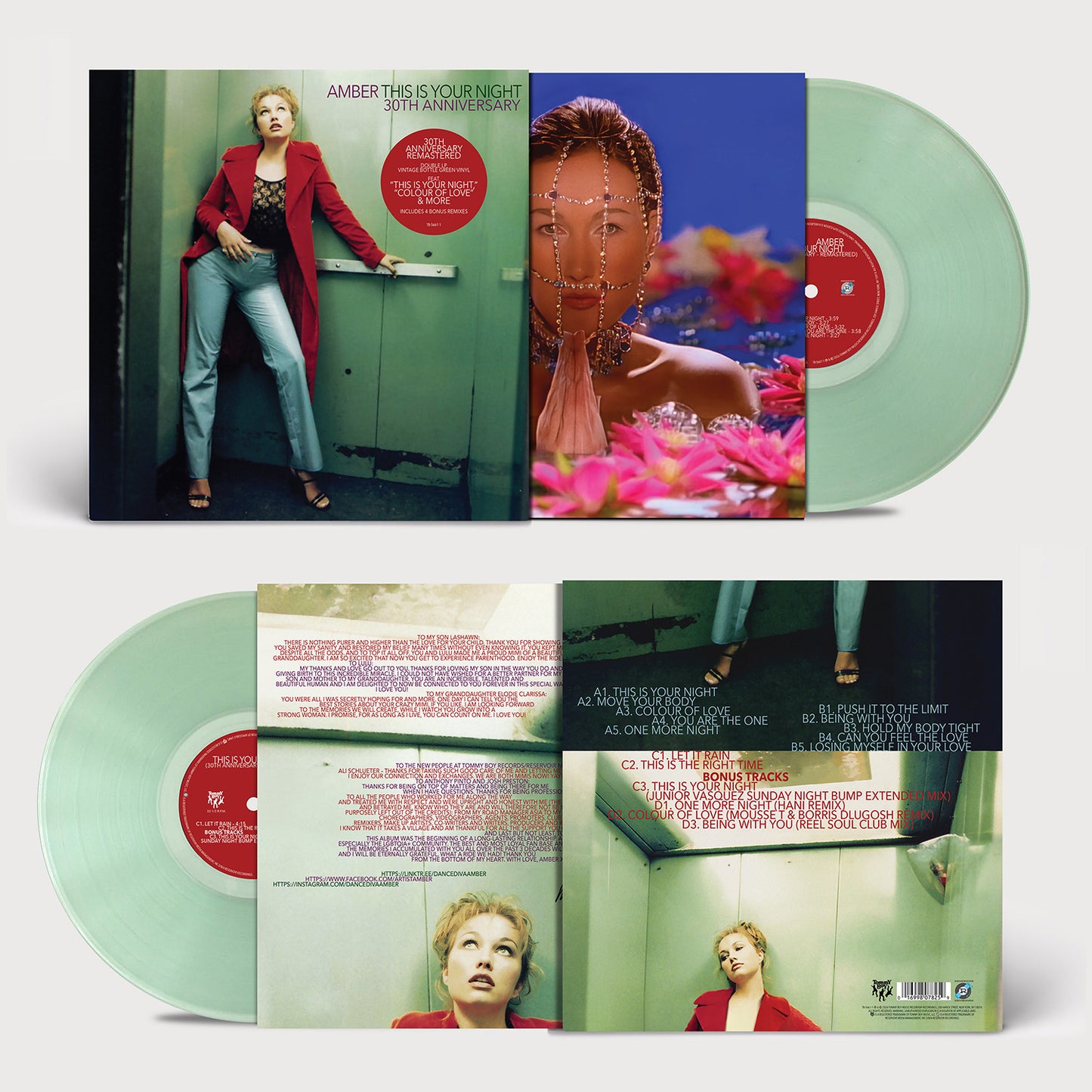 PRE-ORDER: Amber "This Is Your Night (30th Anniversary)" 2xLP ("Vintage Bottle Green" Color Vinyl)