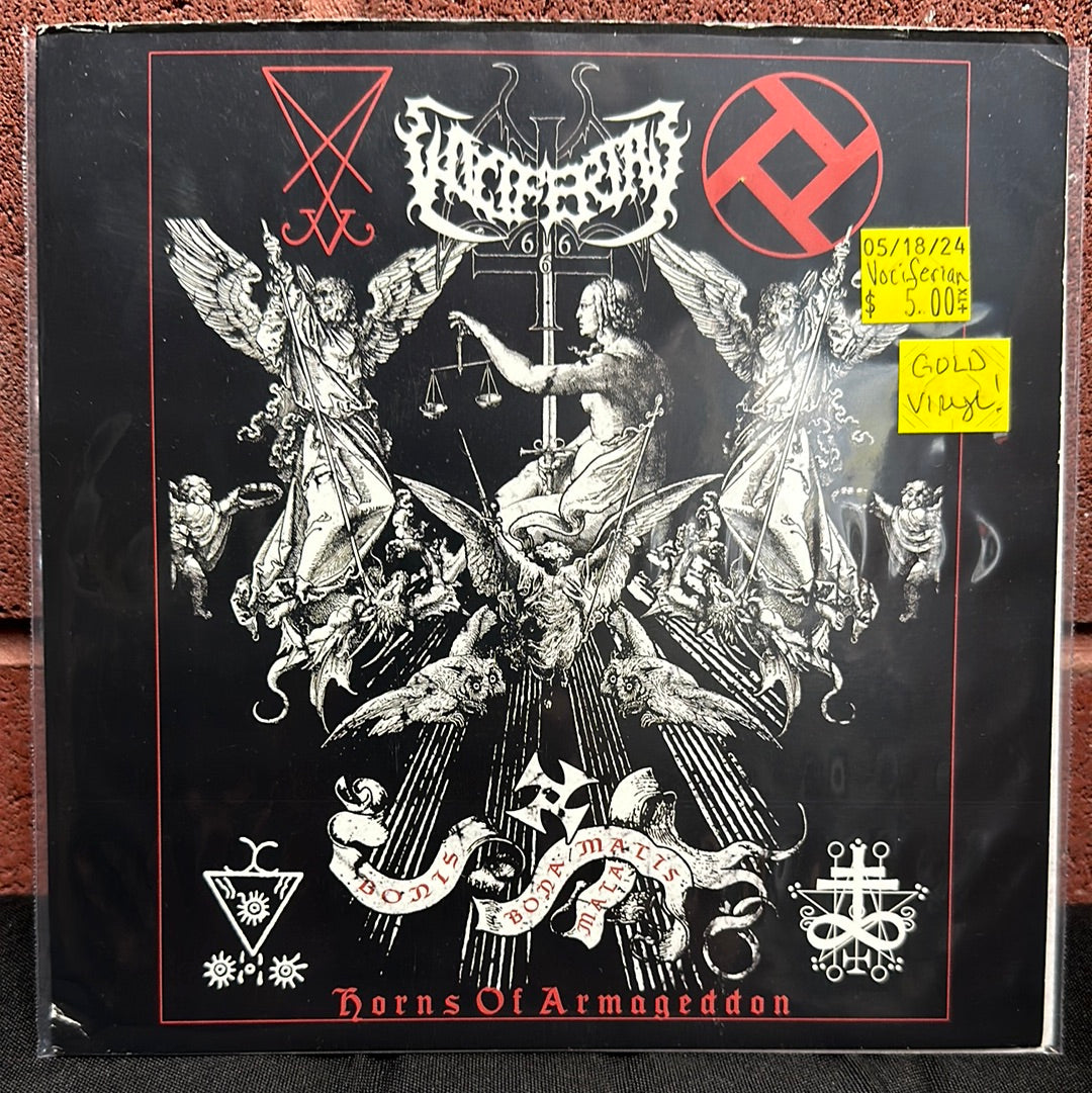 Used Vinyl:  Vociferian ”Horns of Armageddon” 7" (Gold vinyl)