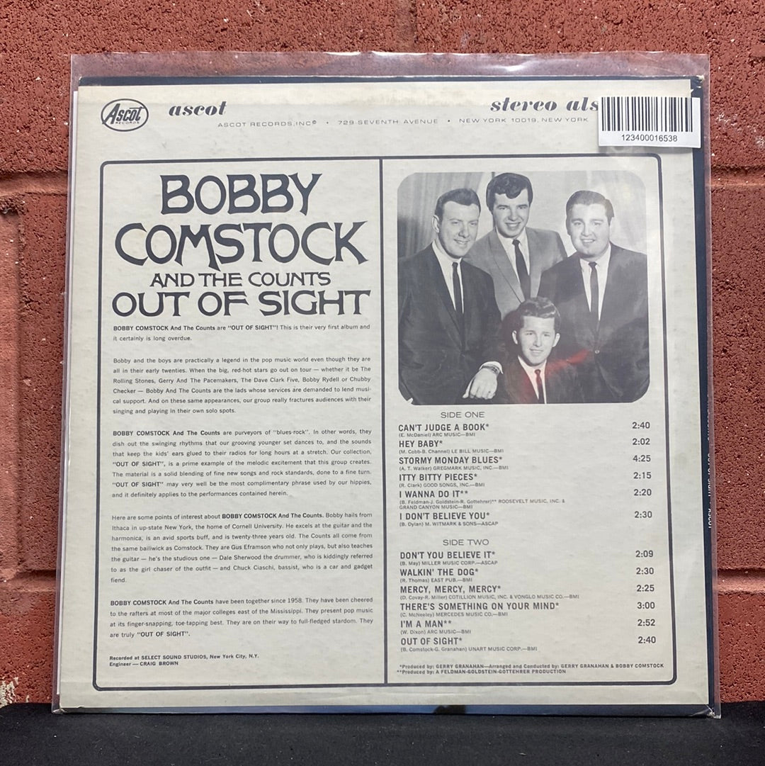 Used Vinyl:  Bobby Comstock & The Counts ”Out Of Sight” LP